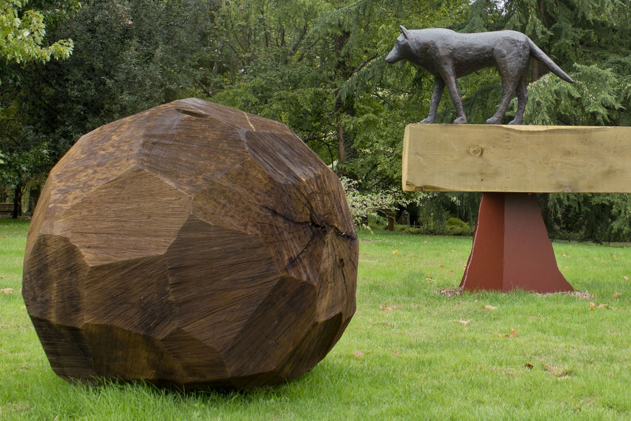 La Forêt d'Art Contemporain : Paysage et loup, oeuvre n°06 — photo 3