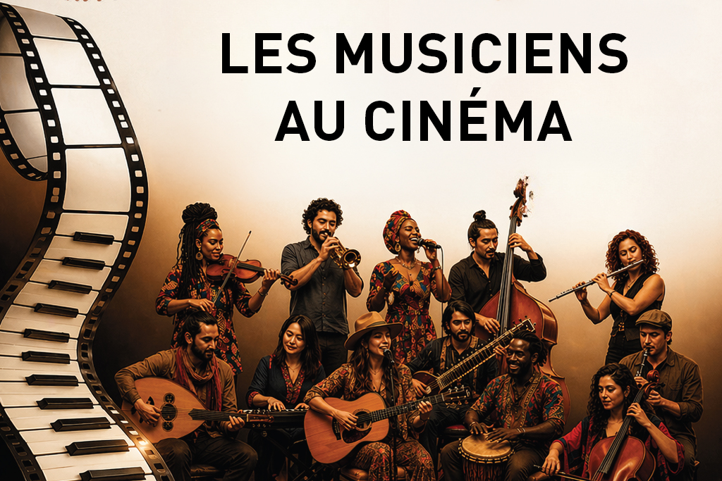 Les musiciens au cinéma — visuel événement