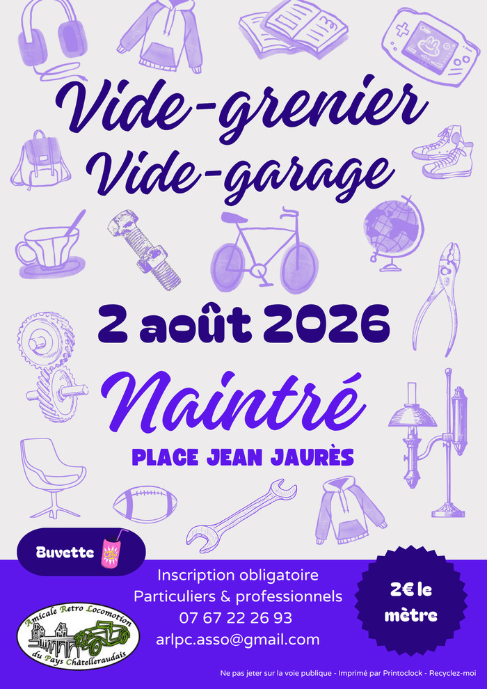 Vide-grenier & Vide-garage — visuel événement