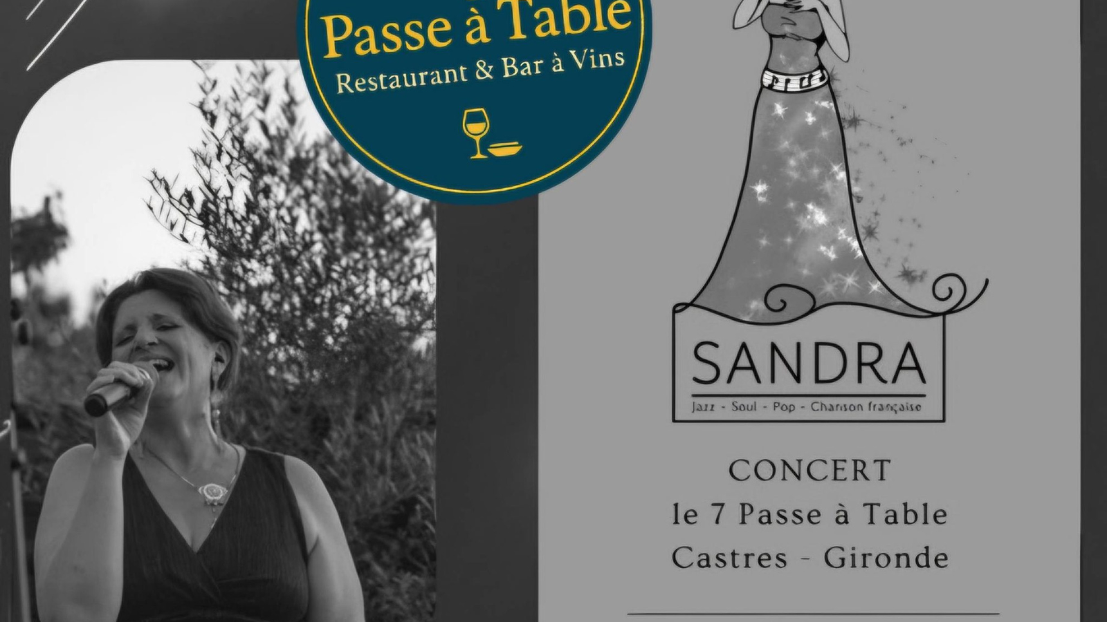Concert - Le 7 Passe à table — visuel événement