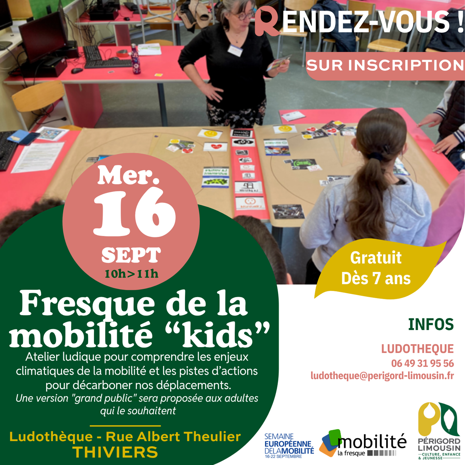 Atelier : Fresque de la mobilité "Kids"