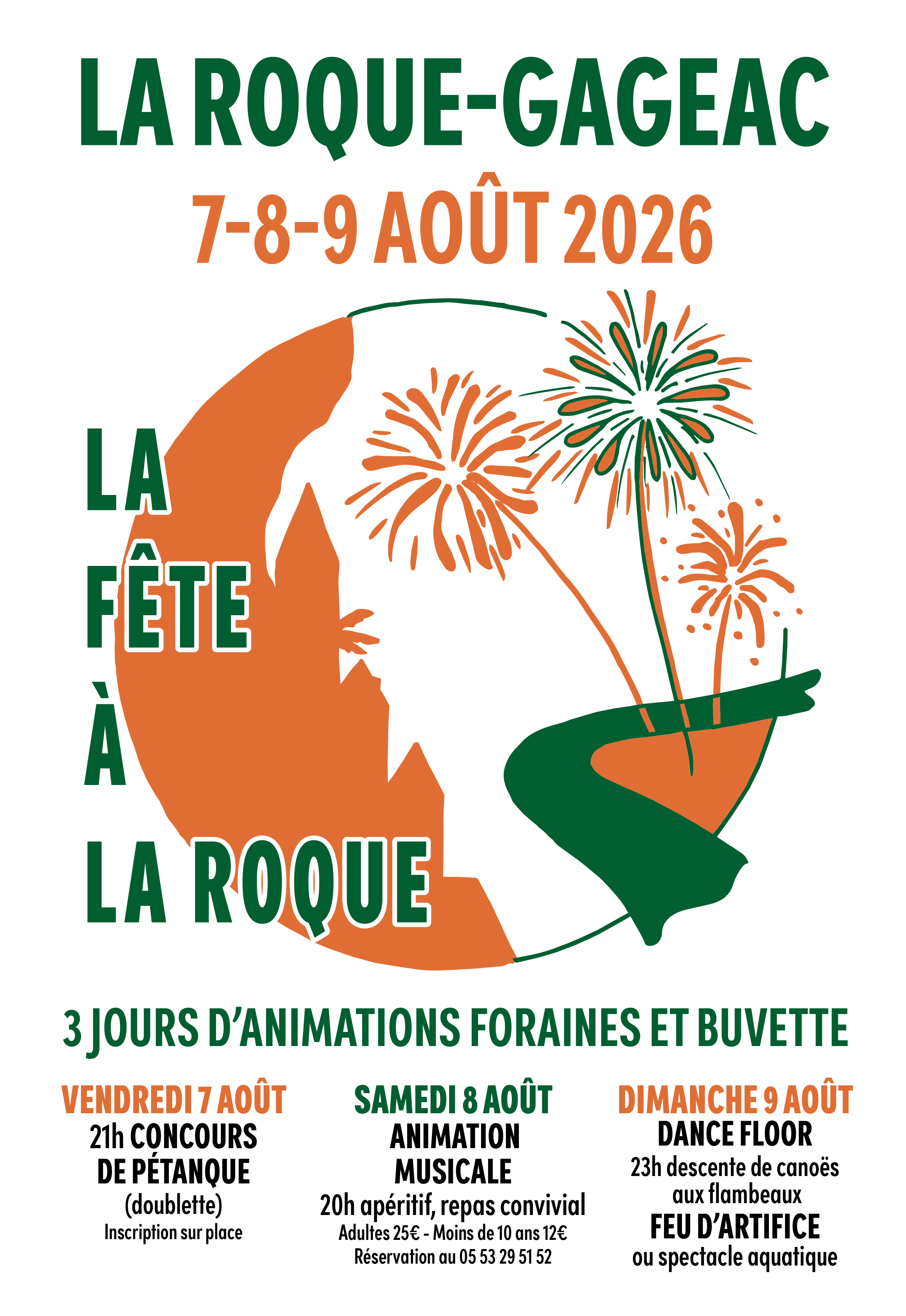 Fête votive à La Roque Gageac
