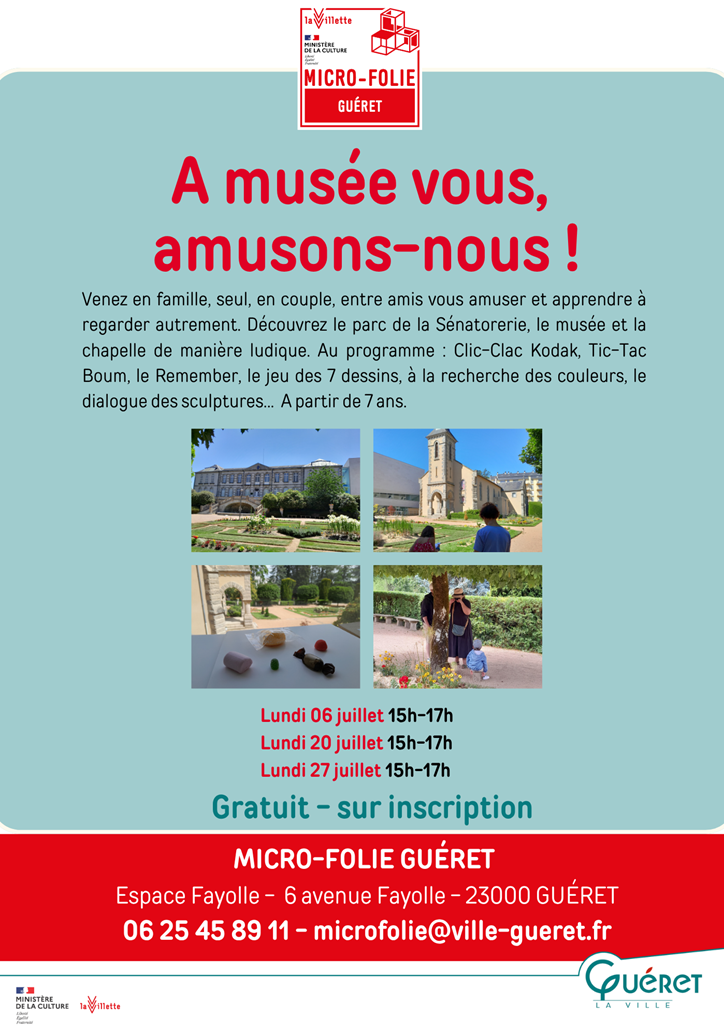 A musée vous, amusons-nous !