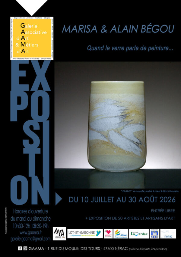Exposition : Marisa et Alain Bégou — visuel événement
