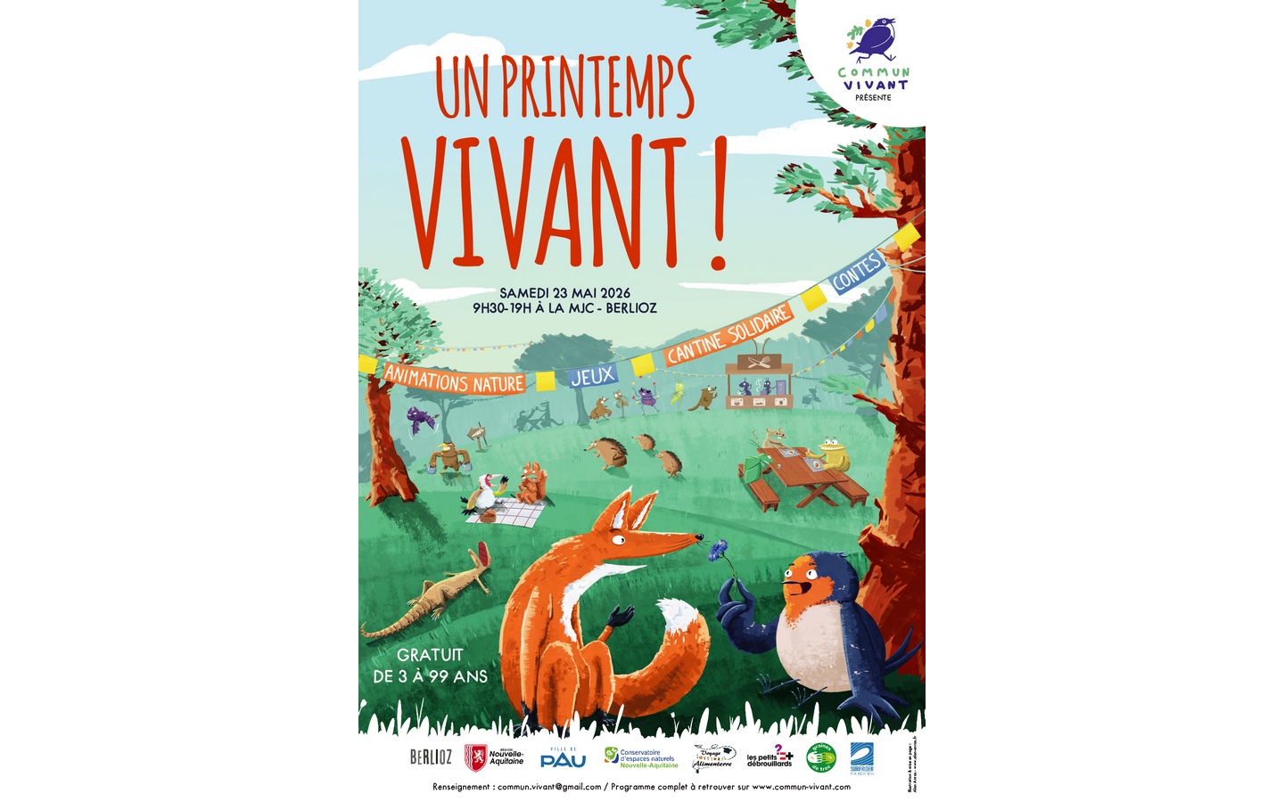 Fête "Un Printemps vivant !" — visuel événement