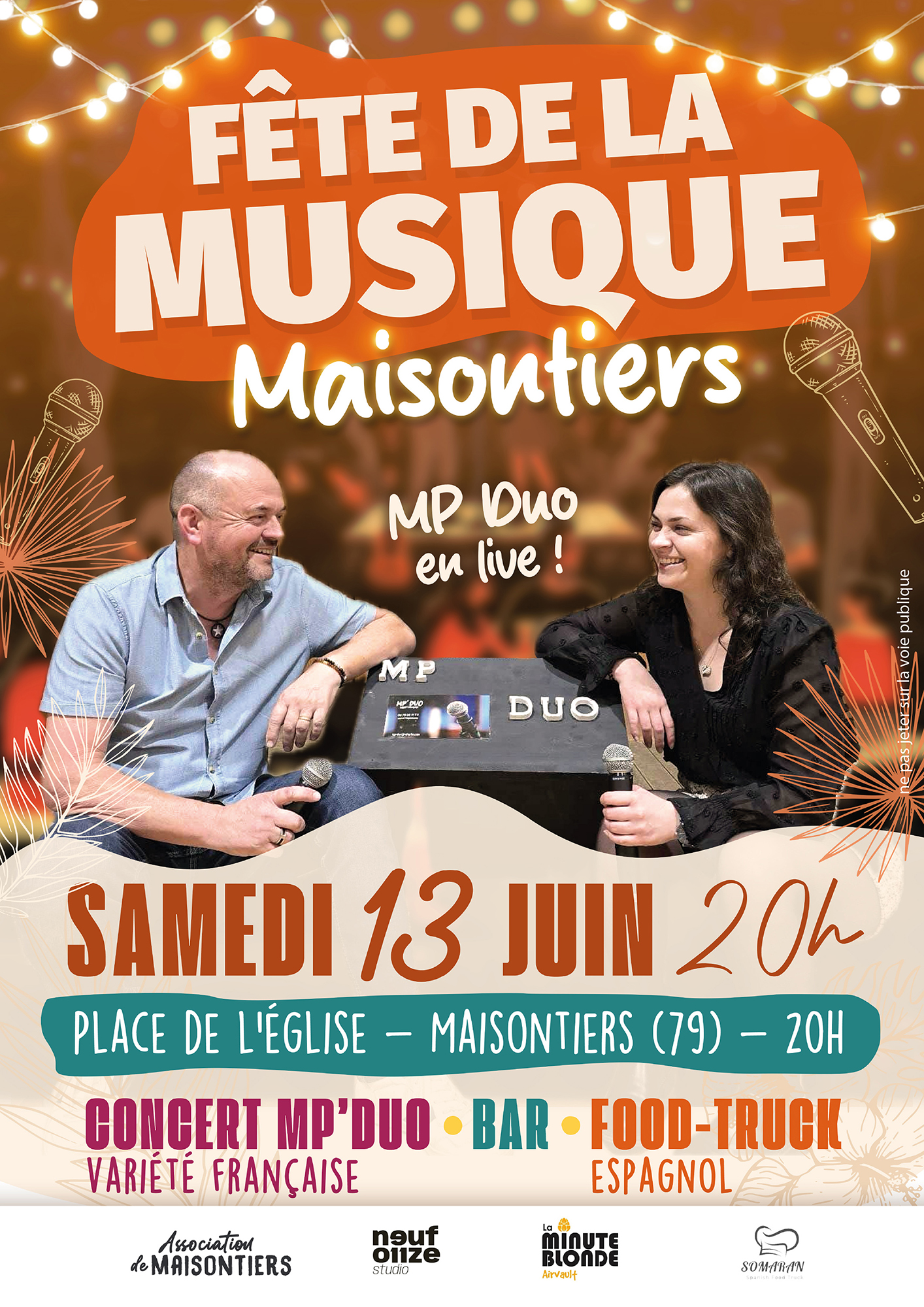 Fête de la musique à Maisontiers — visuel événement