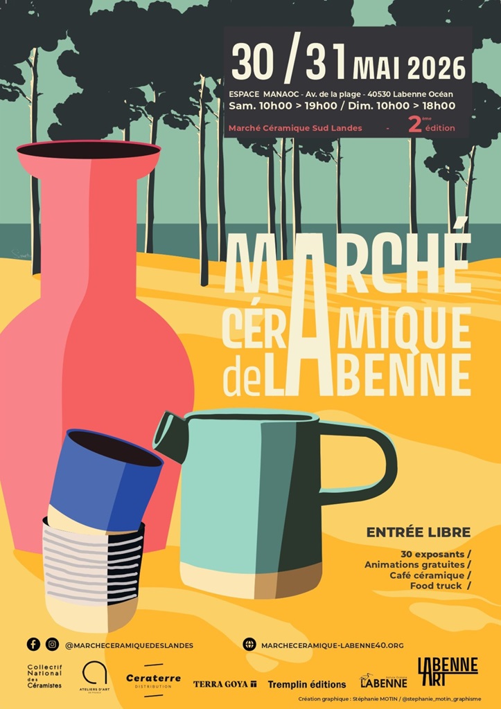 Marché de céramique Labenne — visuel événement