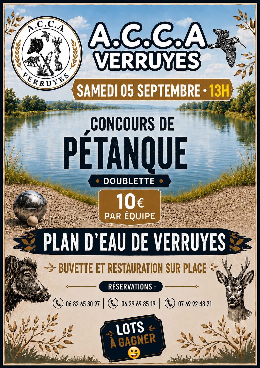 Acca : Concours de pétanque