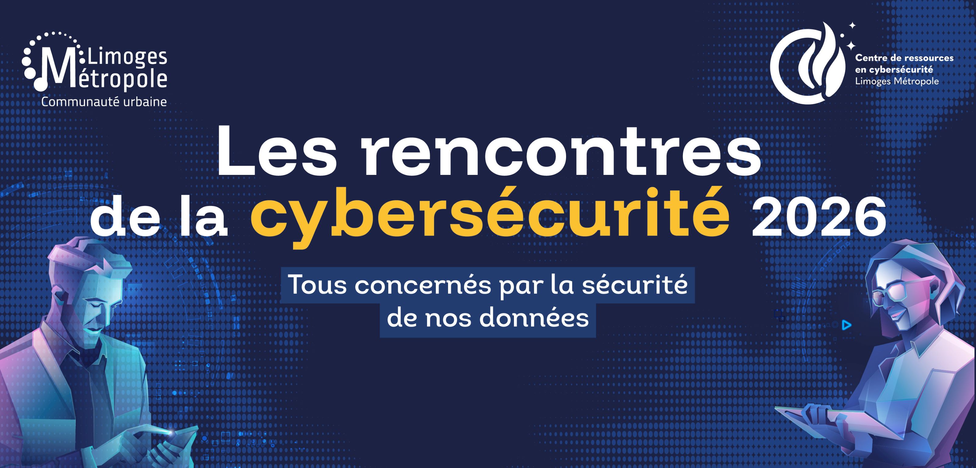 Les rencontres de la cybersécurité Limoges Métropole 2026 — visuel événement