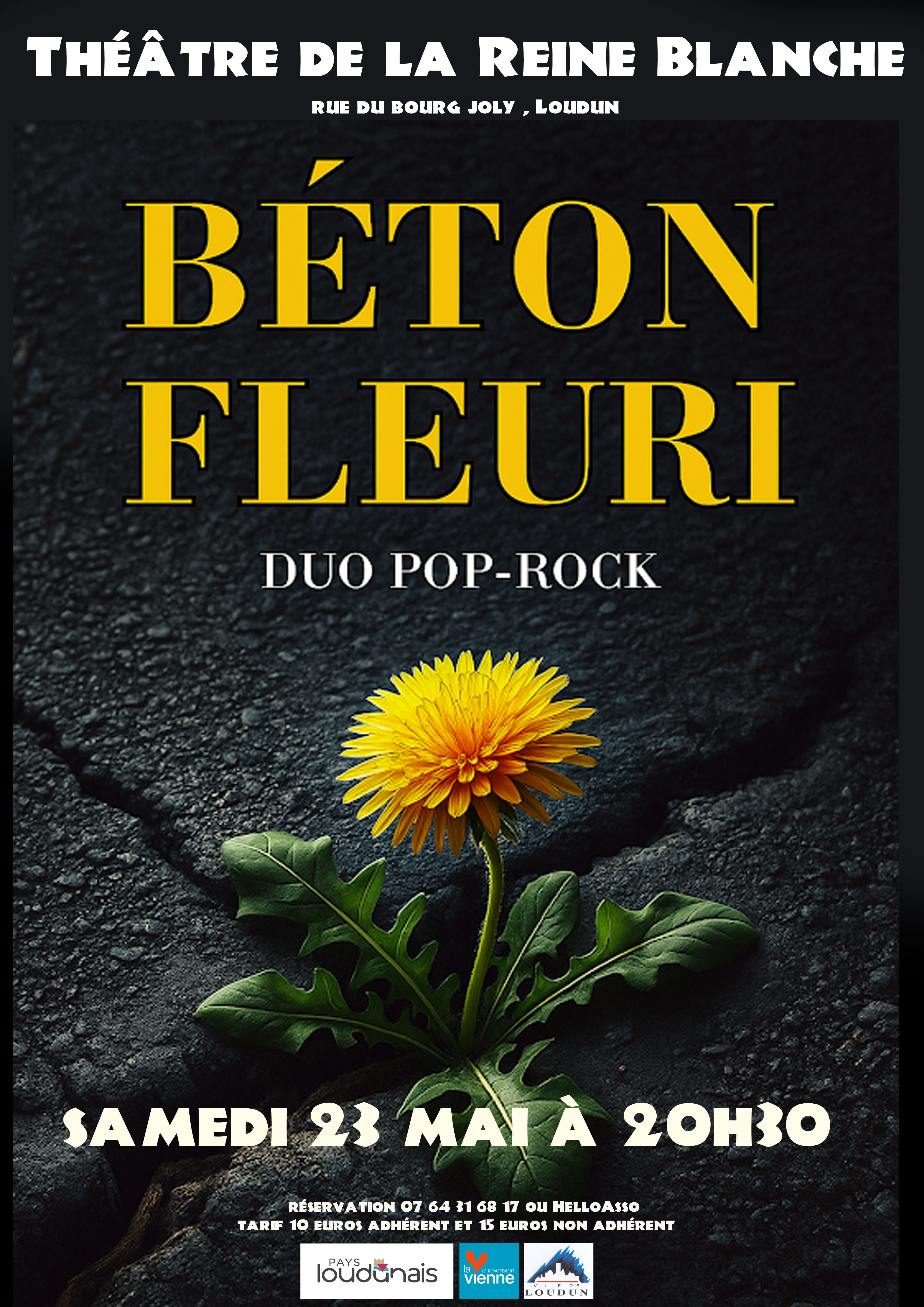 Béton Fleuri — visuel événement