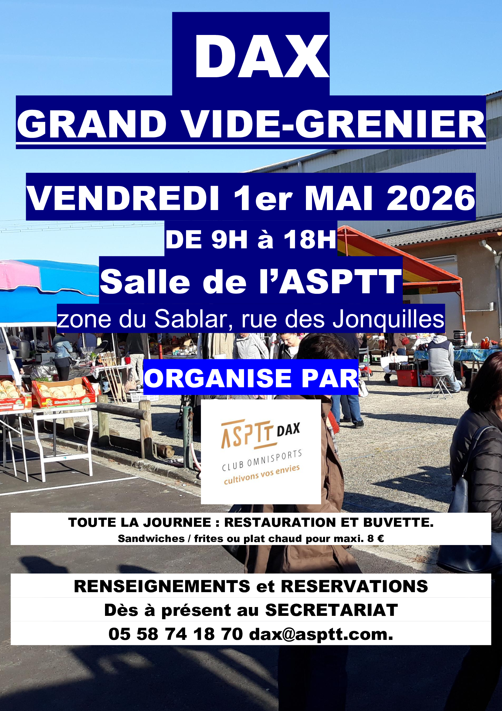 Vide grenier — visuel événement
