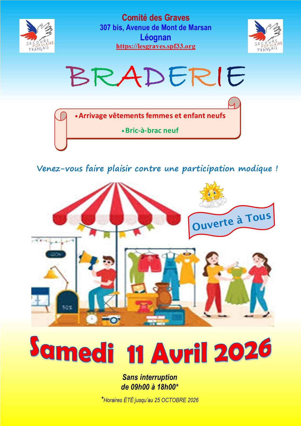Braderie du Secours Populaire, Léognan - photo 3