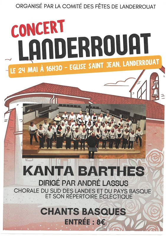 Concert chorale Kanta Barthes, Landerrouat - photo 2