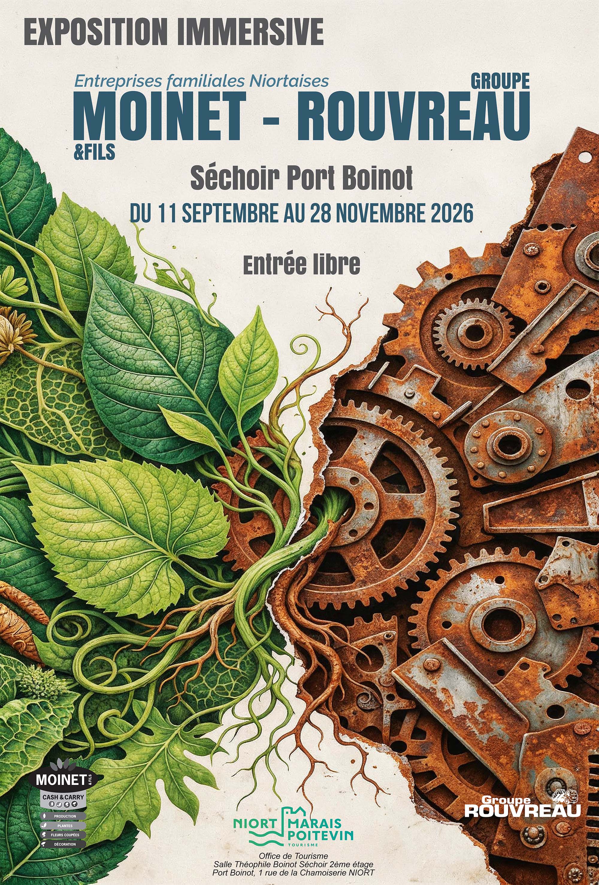 Moinet&Fils - Groupe Rouvreau - Exposition immersive à Niort — visuel événement
