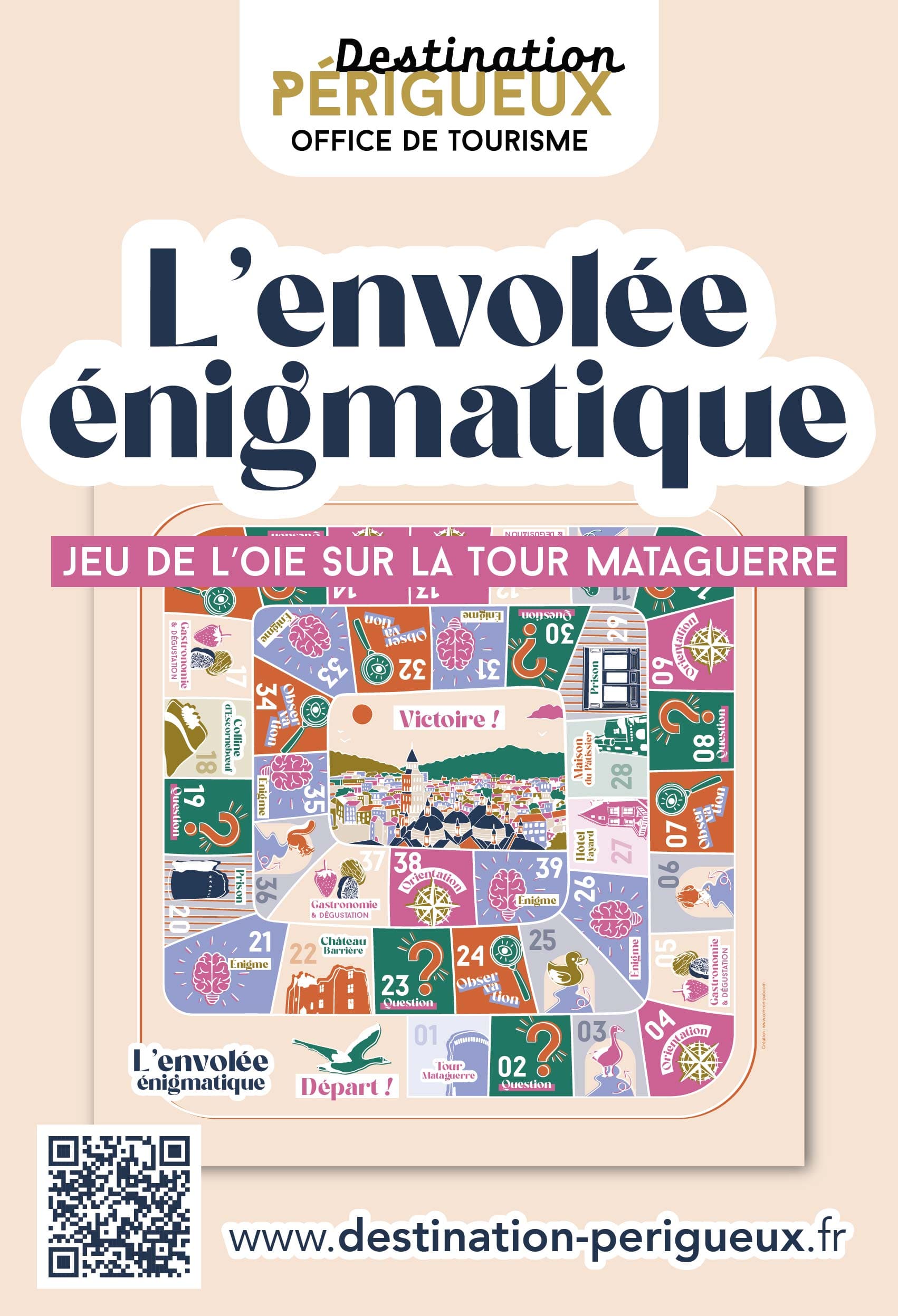 L'envolée énigmatique - Jeu de l'oie sur la Tour Mataguerre — visuel événement