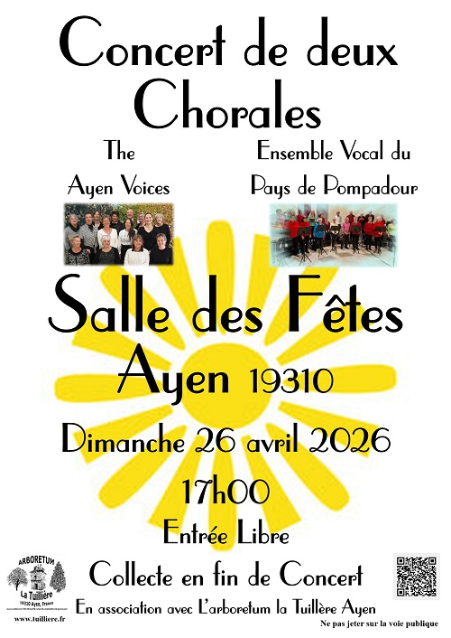 Concert de deux Chorales — visuel événement