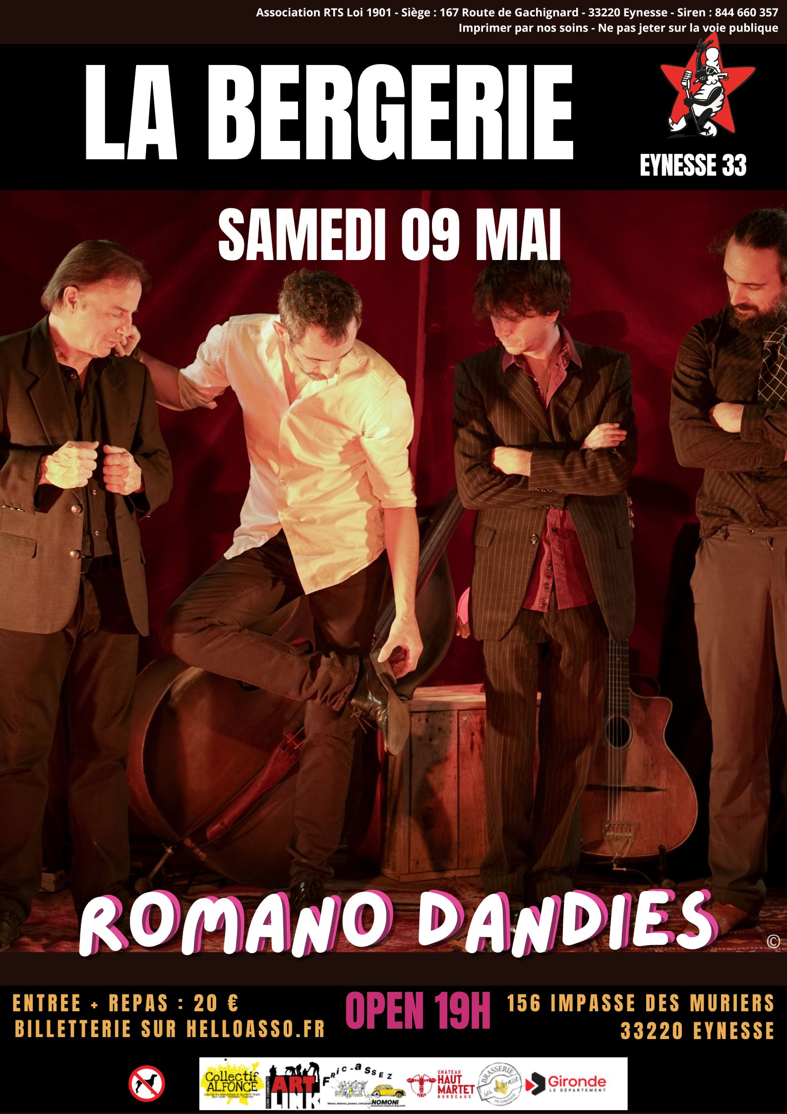 Concert Romano Dandies, Eynesse