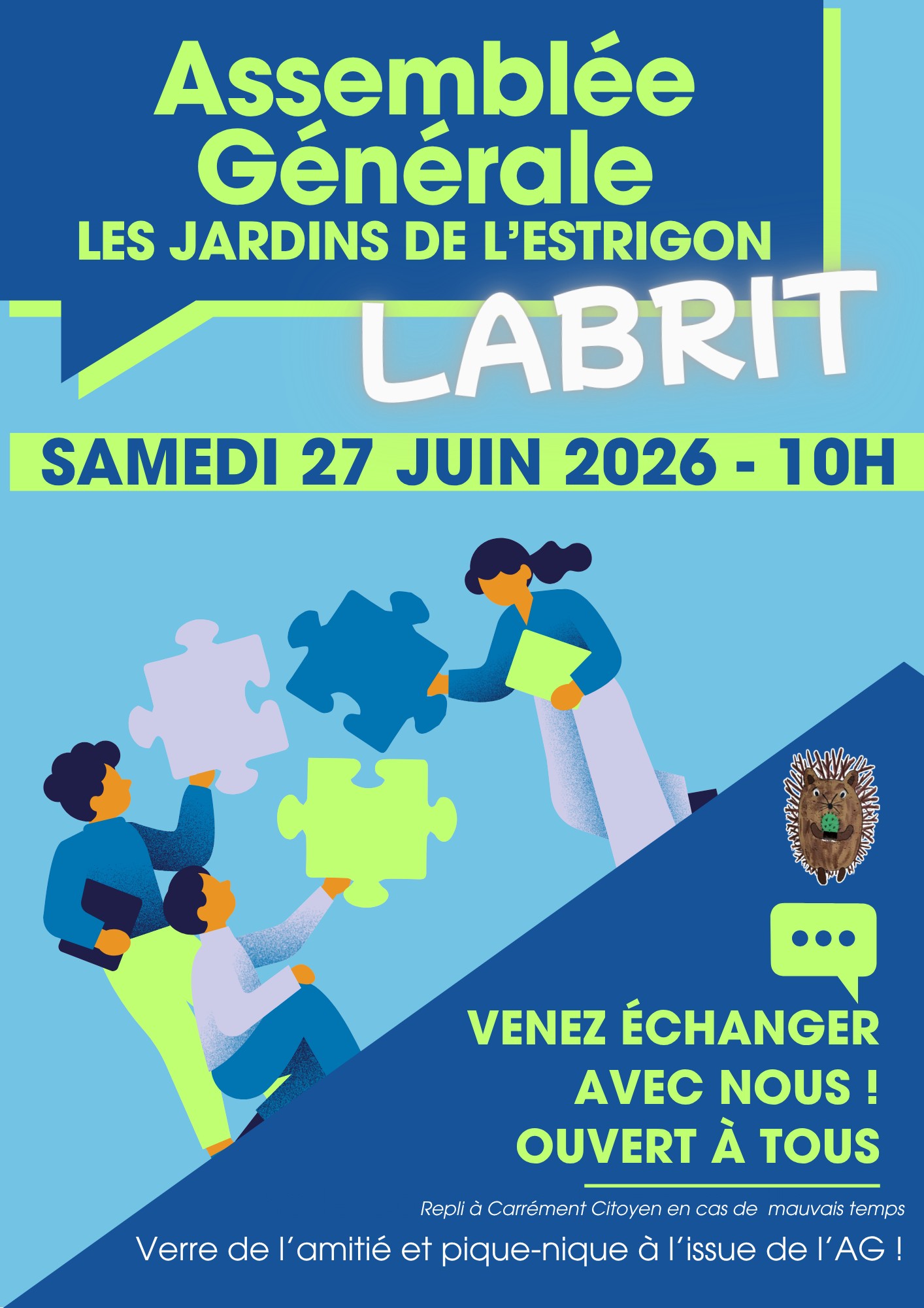 Assemblée Générale des Jardins de l'Estrigon
