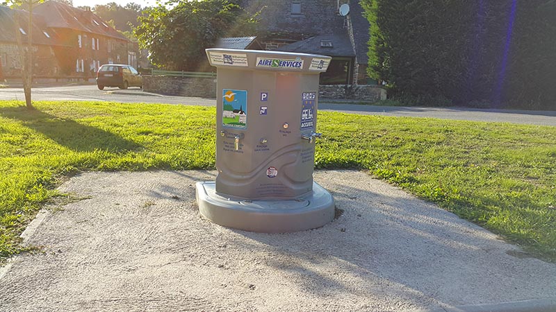 Aire d'accueil de camping cars de Lanteuil