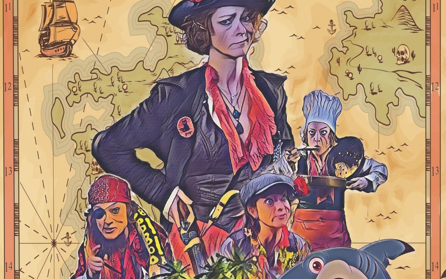 Ambre la rouge et l'île mystérieuse — visuel événement