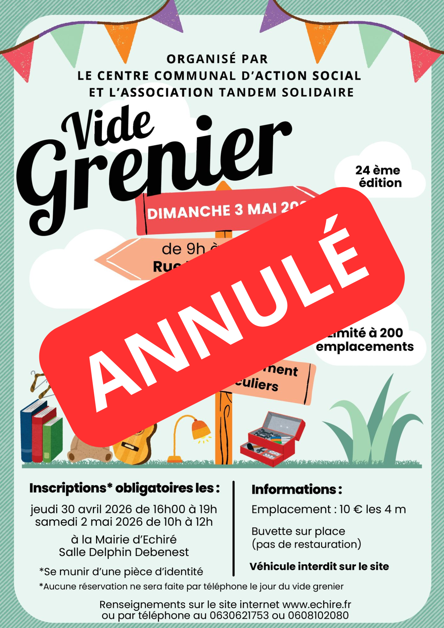 Vide Grenier à Échiré - ANNULÉ — visuel événement