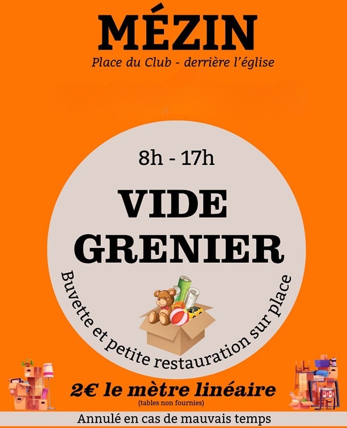 Vide Grenier de l'APE de Mézin — visuel événement