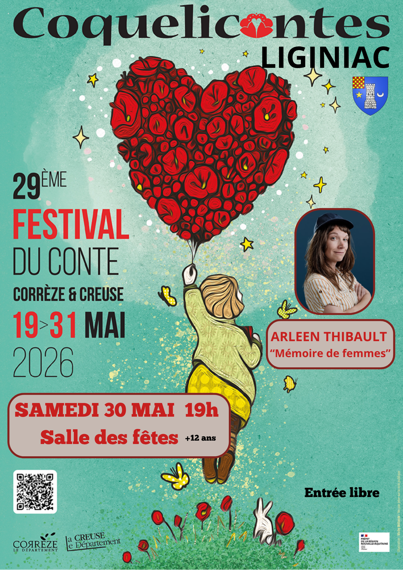 Spectacle "Mémoire de femmes" Festival Coquelicontes — visuel événement