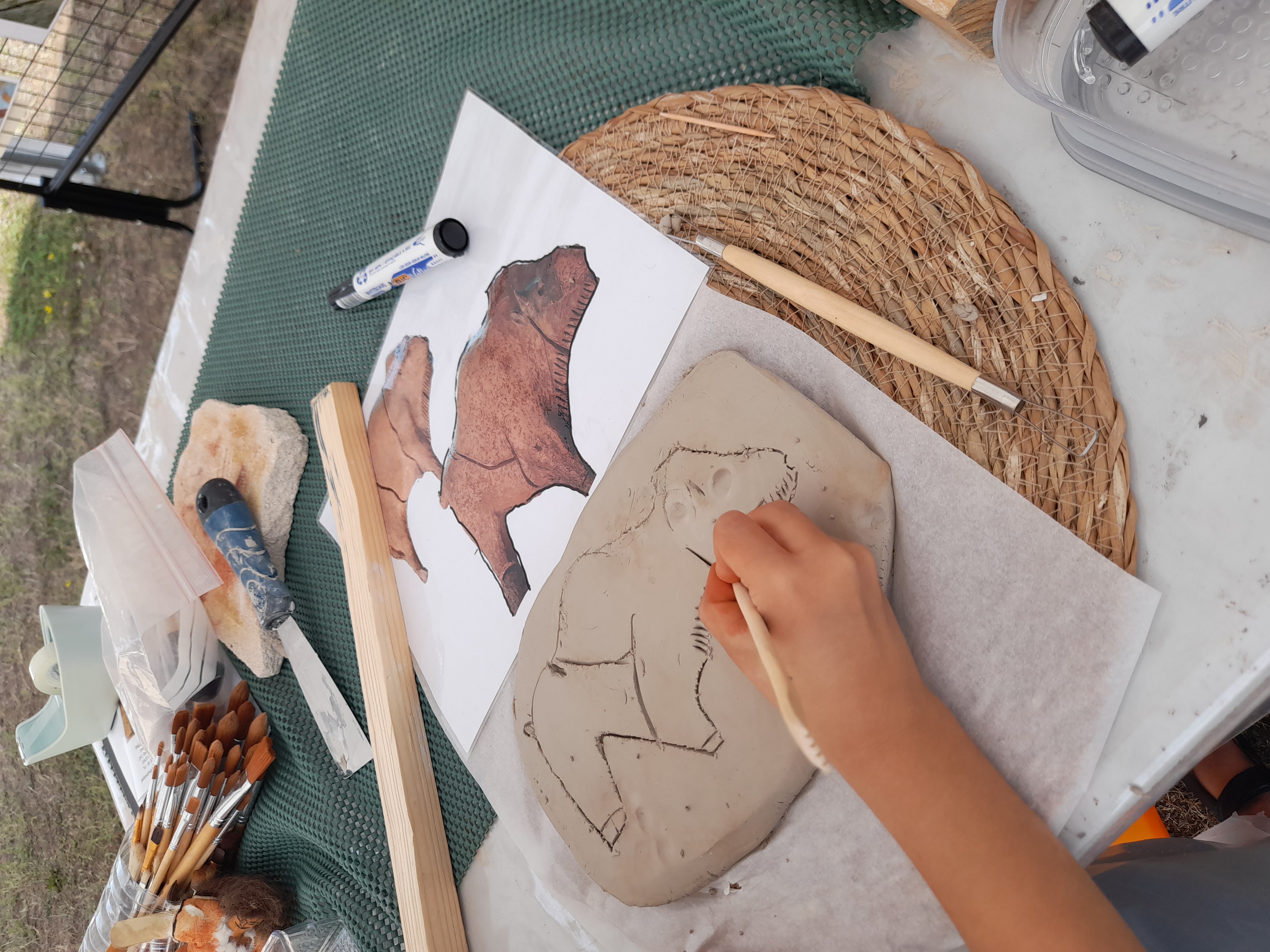 Atelier des p'tits curieux "Art Magdalénien ", Saint-Germain-de-la-Rivière - photo 3
