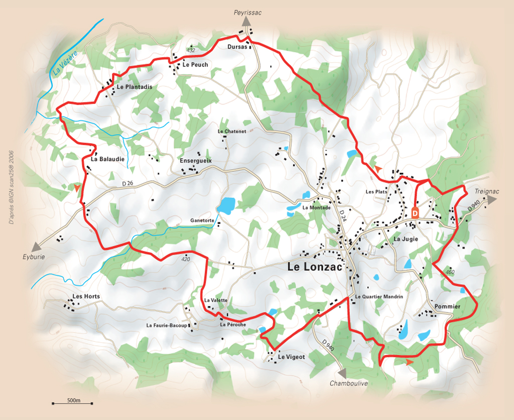 Au pied des Monédières