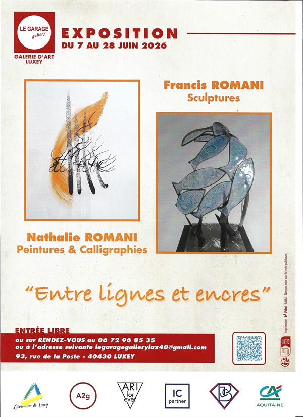Exposition au GARAGE gallery - Nathalie et Françis ROMANI