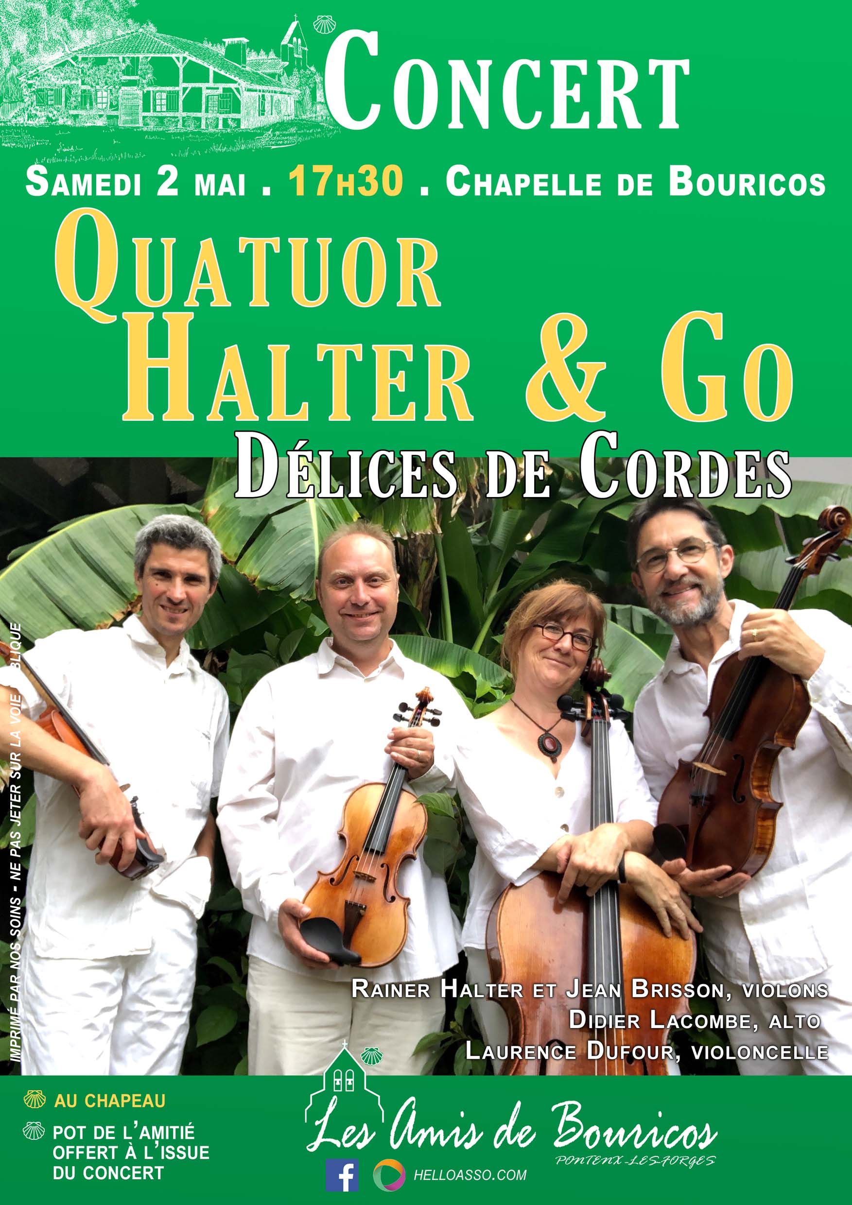 Concert du 2 mai à Bouricos — visuel événement
