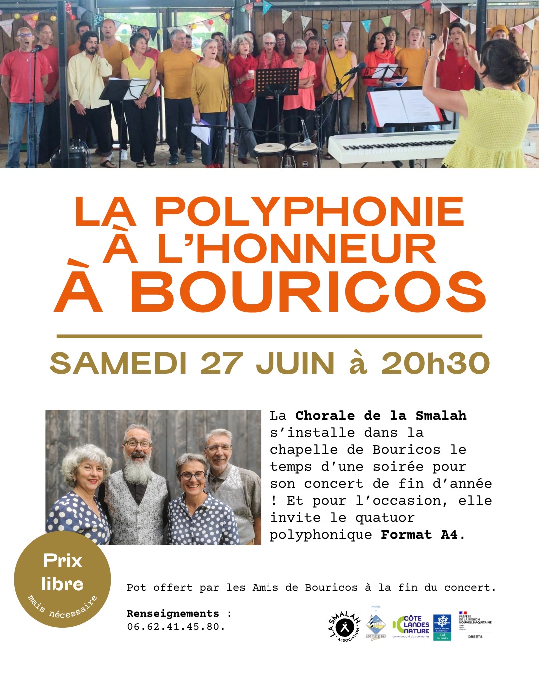 Concert - Chorale de la Smalah — visuel événement