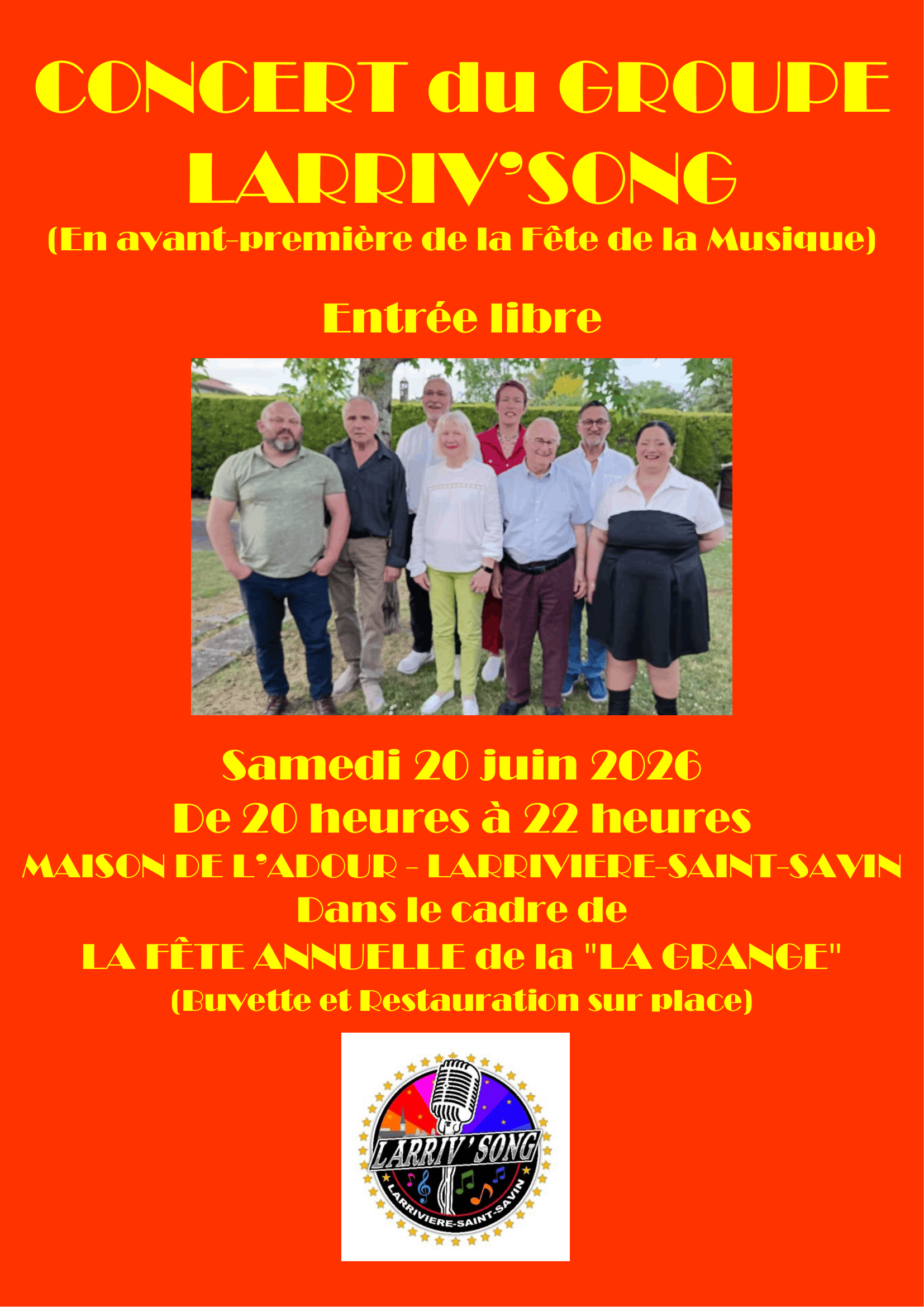 Concert Larriv'song