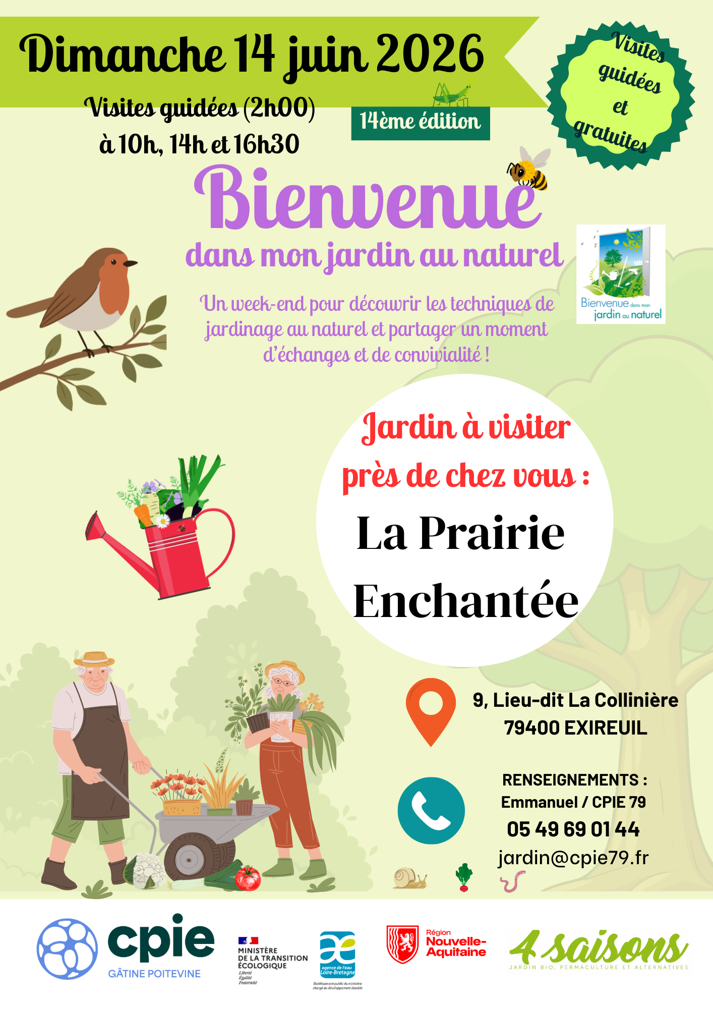 Bienvenue dans mon jardin au naturel : La Prairie Enchantée