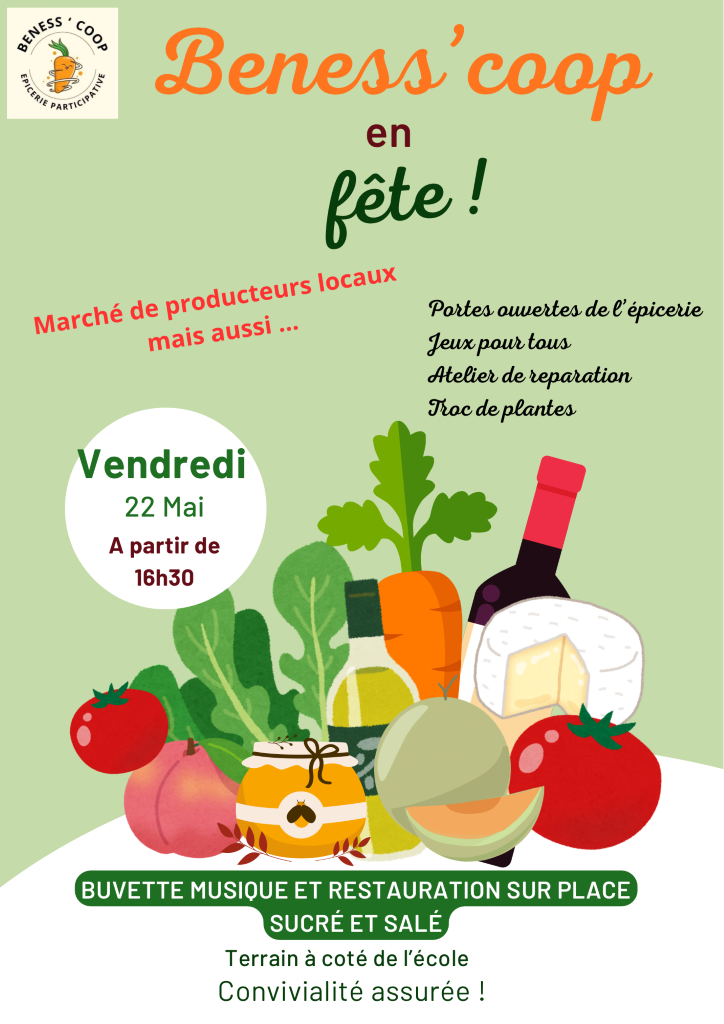 Béness'coop en Fête — visuel événement