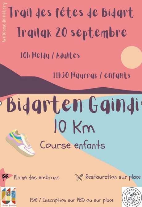 Bidarten Gaindi - Trail des fêtes de Bidart - 10km