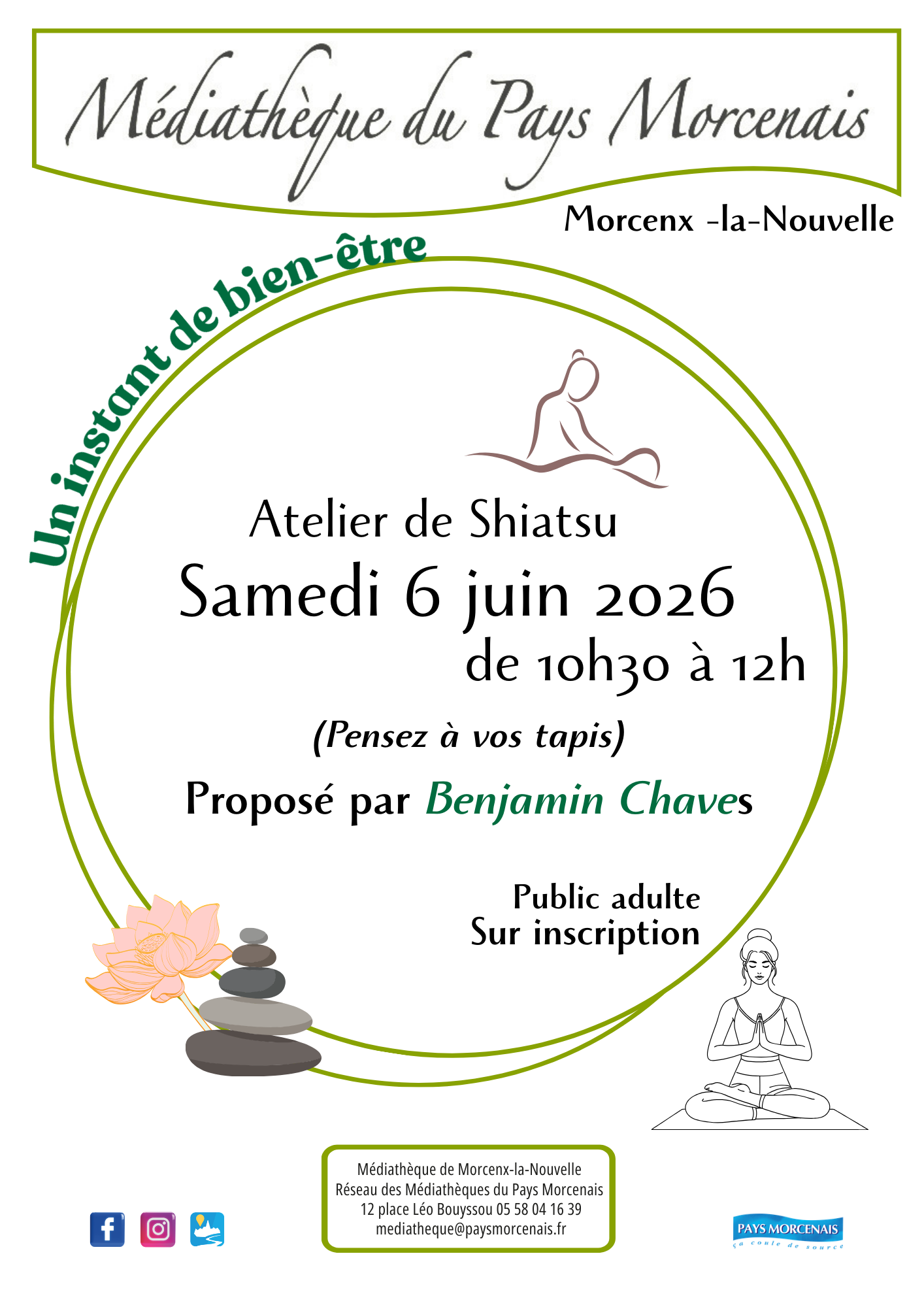 Atelier de Shiatsu — visuel événement