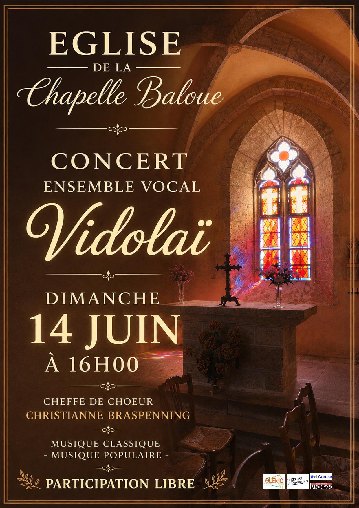 Concert ensemble vocal Vidolaï