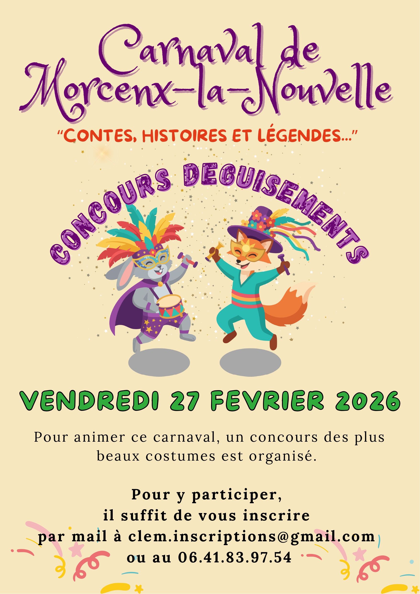 Carnaval - Concours déguisements
