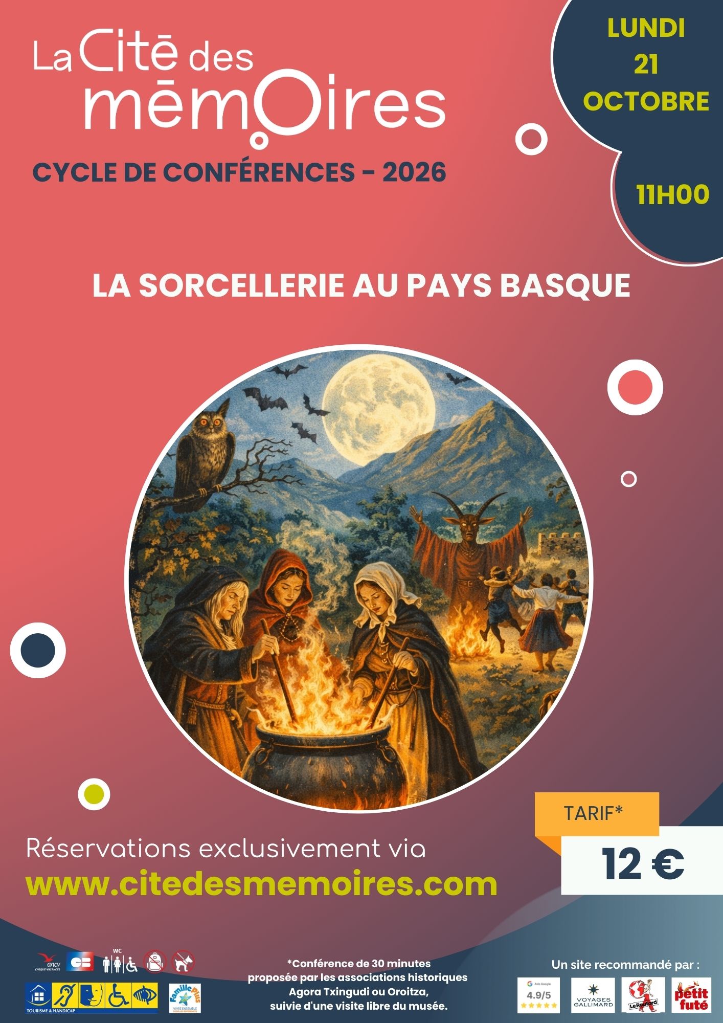 Conférence "La sorcellerie au Pays Basque"