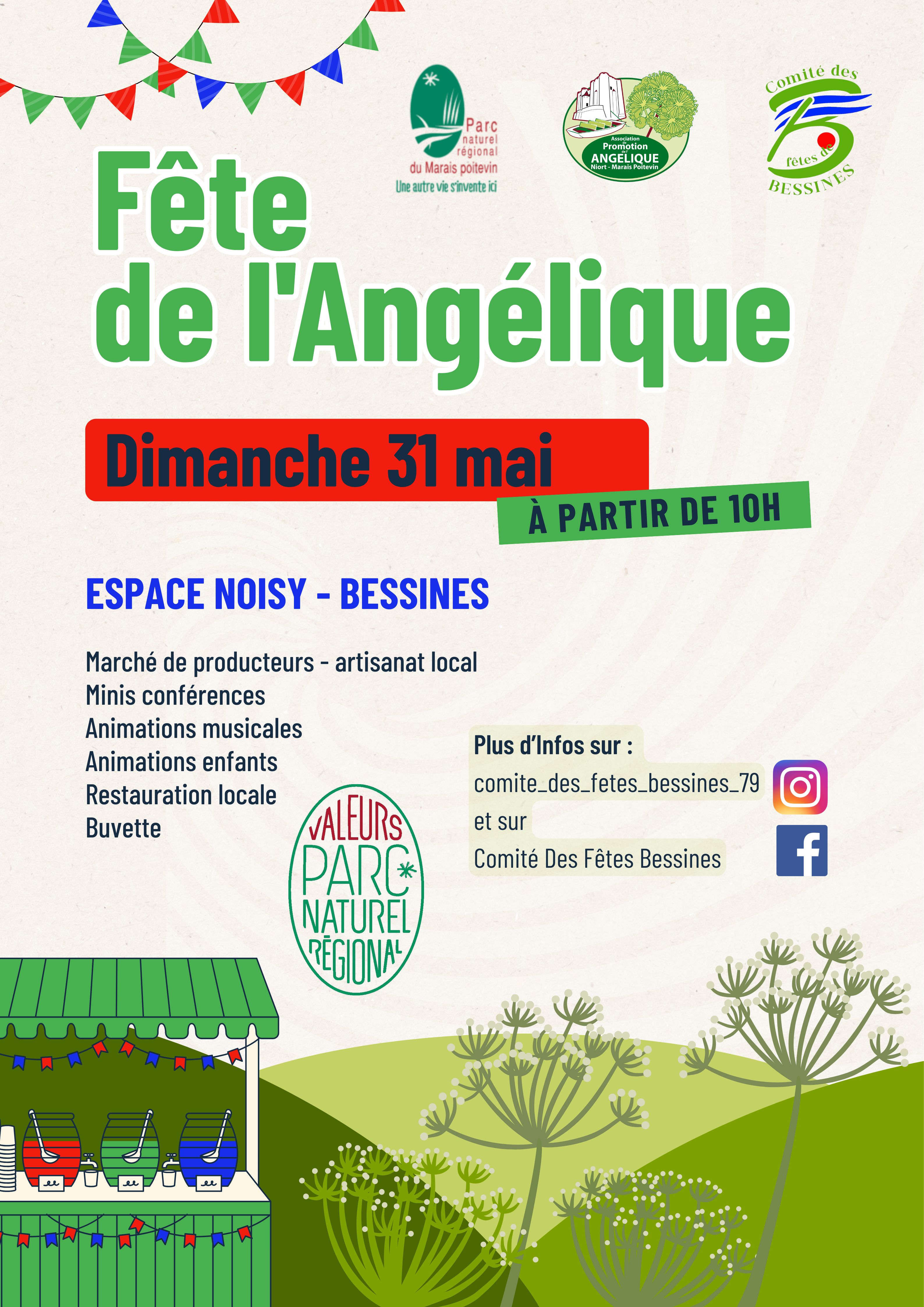 Fête de l'Angélique à Bessines — visuel événement