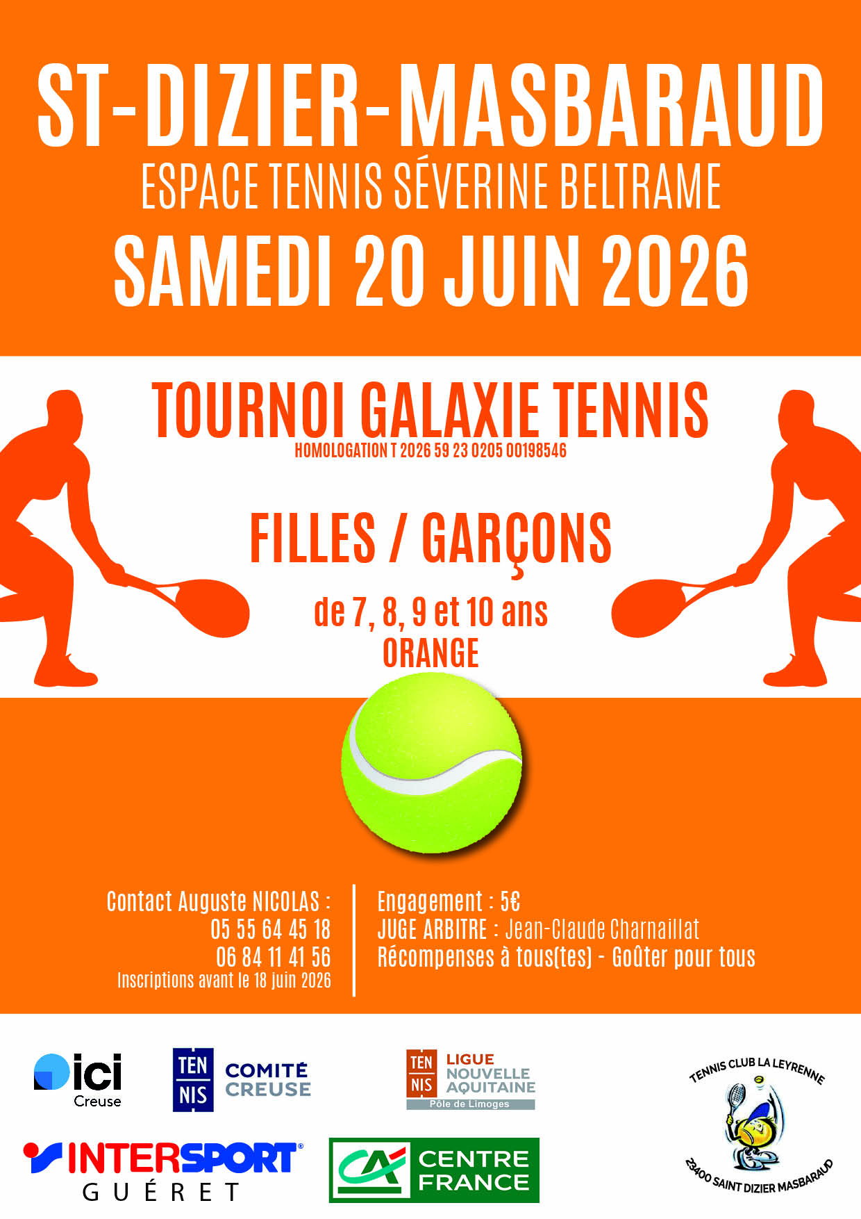 Tournoi de tennis jeunes Galaxie de 7 à 10 ans, Saint-Dizier-Masbaraud - photo 2