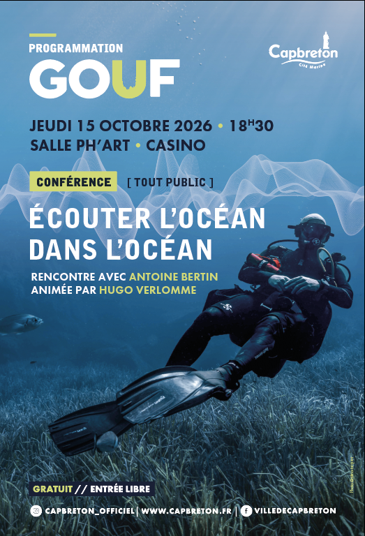 Programmation Gouf : Ecouter l'océan dans l'océan !