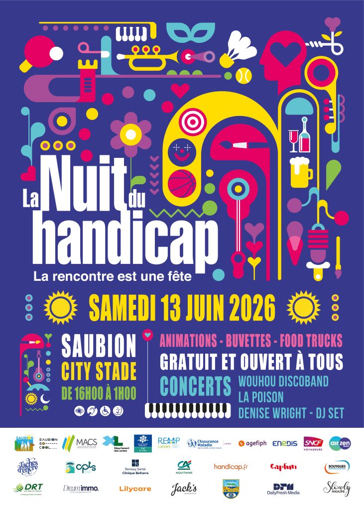 6ème édition du Festival La Nuit du Handicap Saubion
