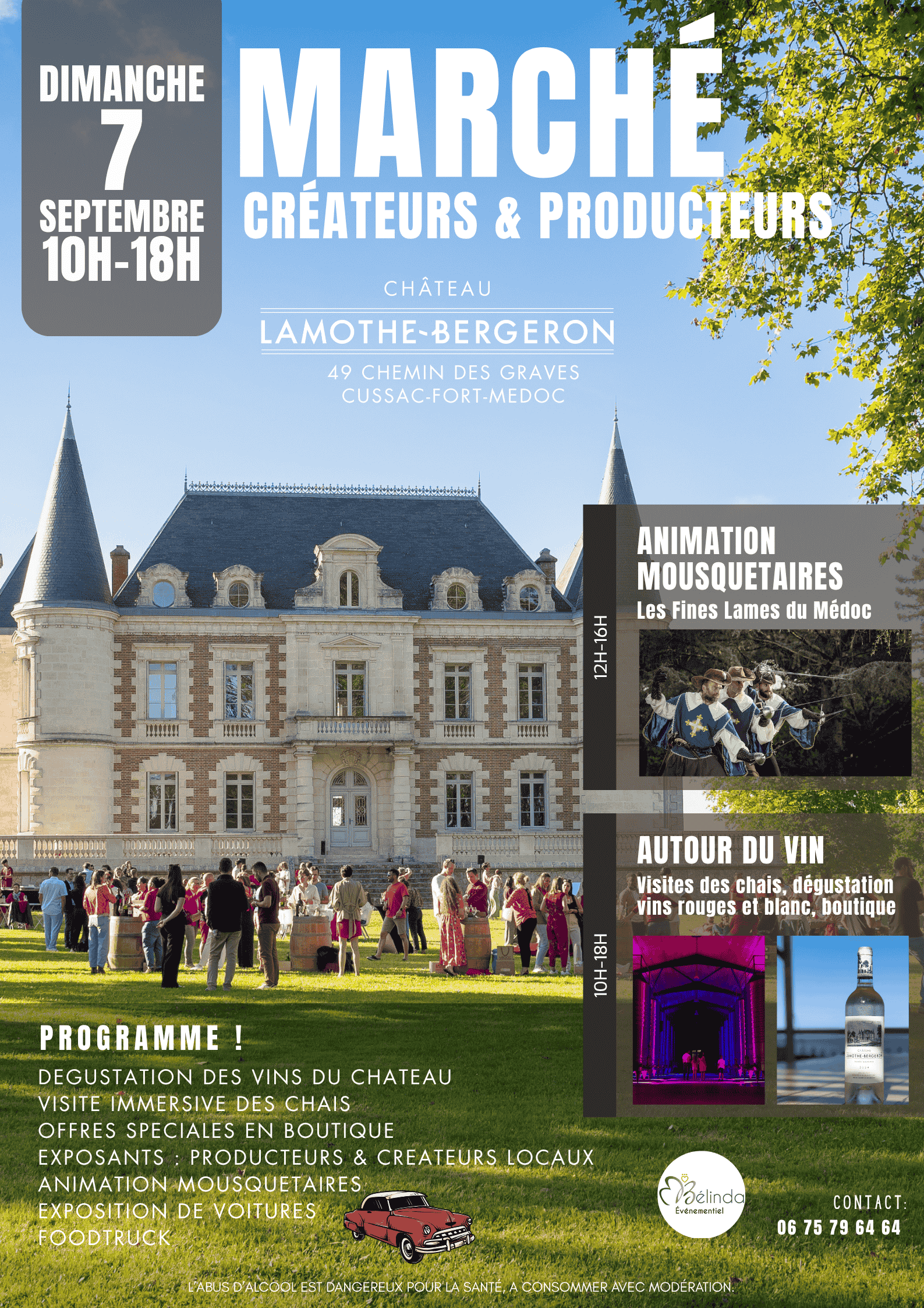 Marché de Créateurs et de Producteurs au Château Lamothe-Bergeron 2025