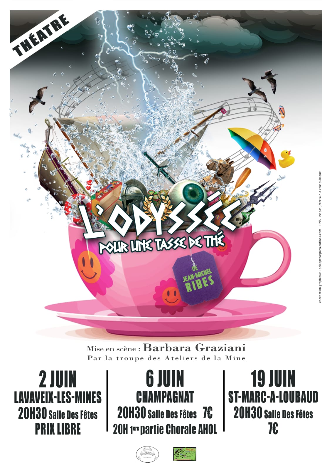 Représentation théâtrale : L'Odyssée pour une tasse de thé