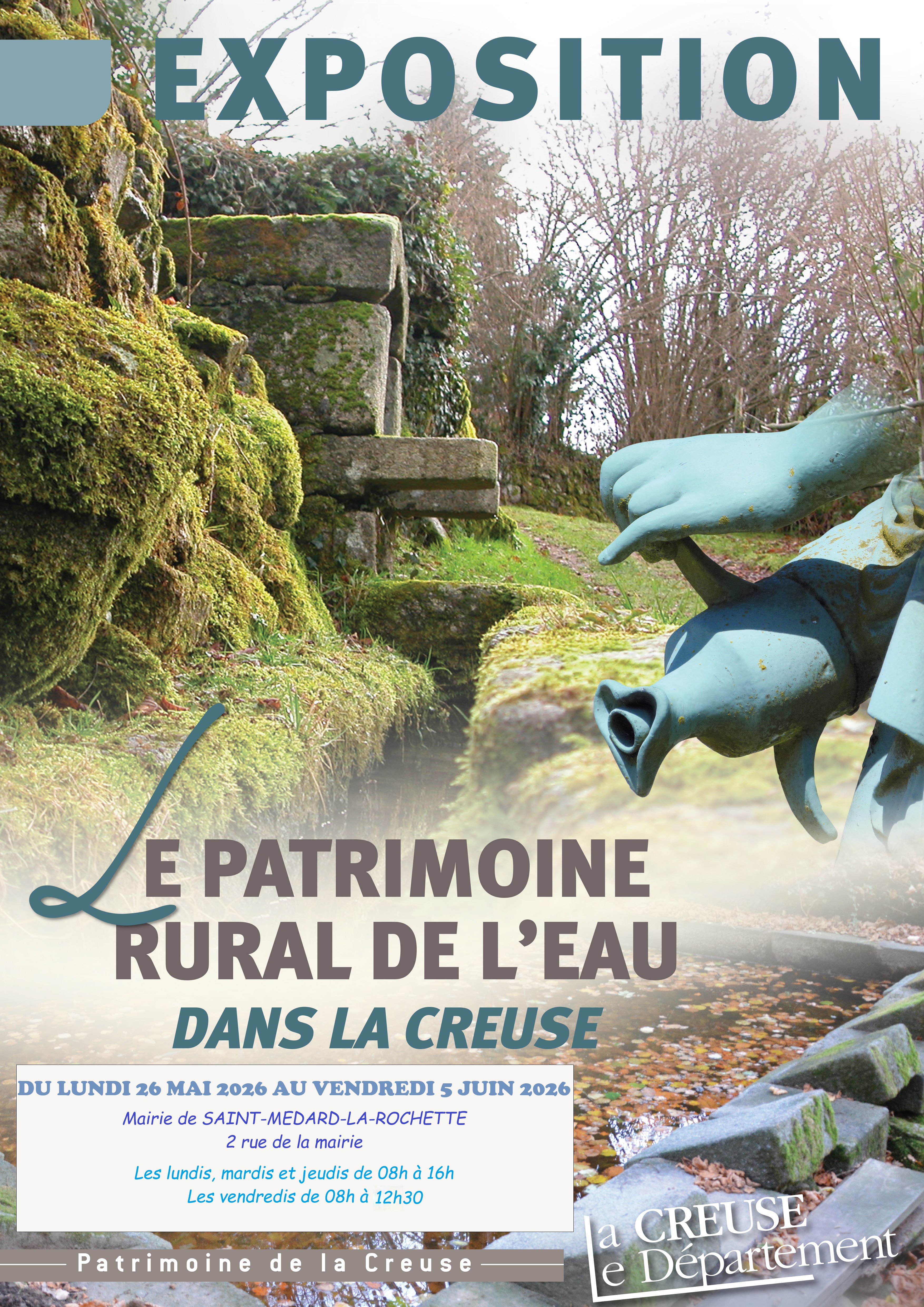 Exposition- "Le Patrimoine rural de l'eau dans la Creuse" — visuel événement