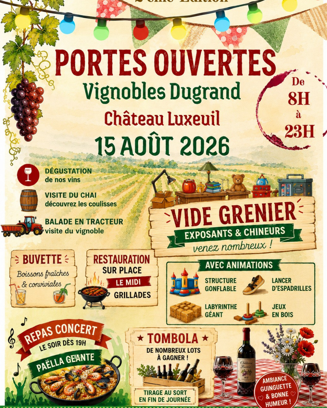 Portes Ouvertes Vignobles Dugrand