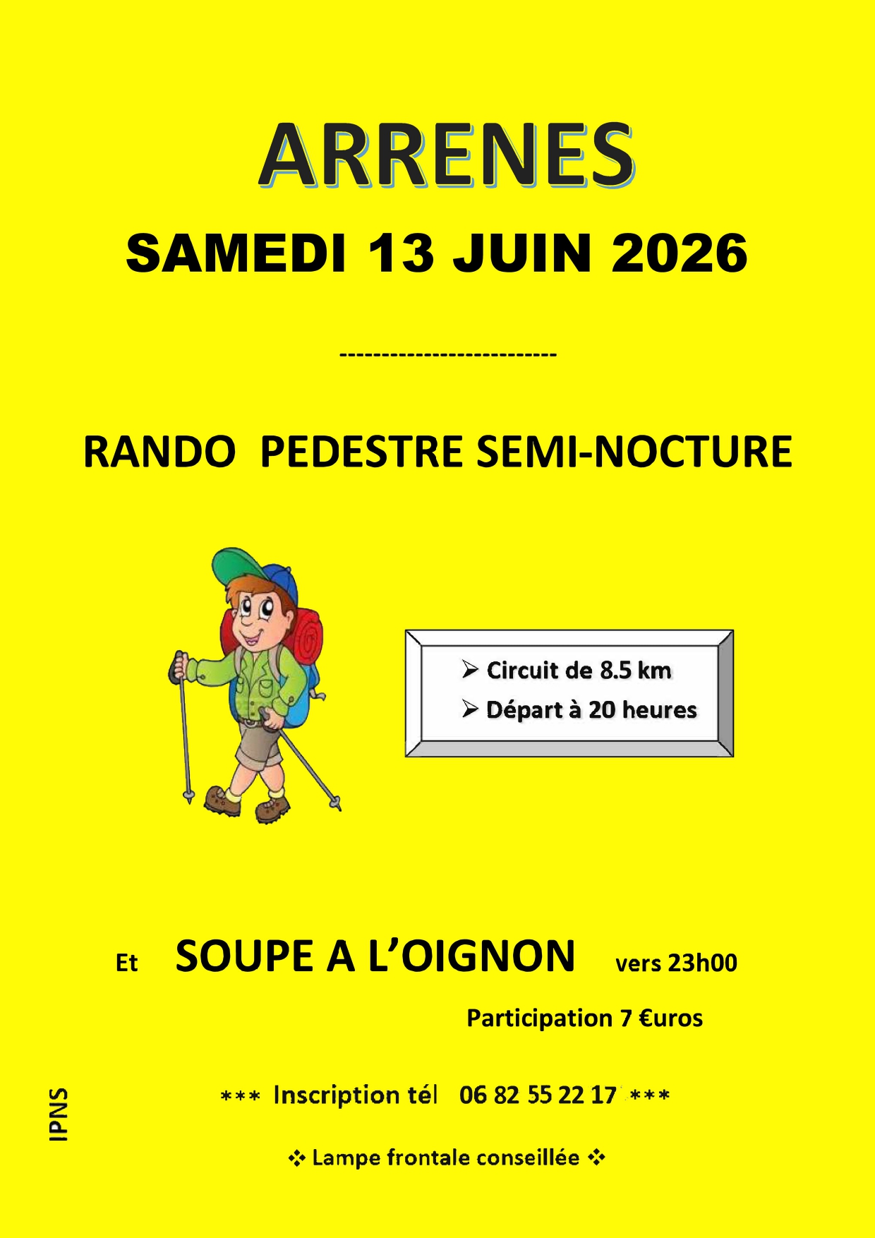 Randonnée Pédestre Semi Nocturne — visuel événement