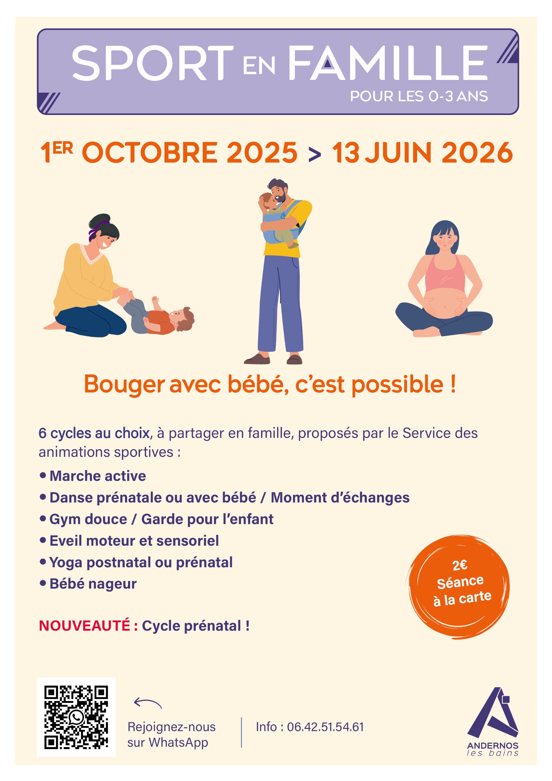 Sport en famille : Bouger avec bébé c'est facile !